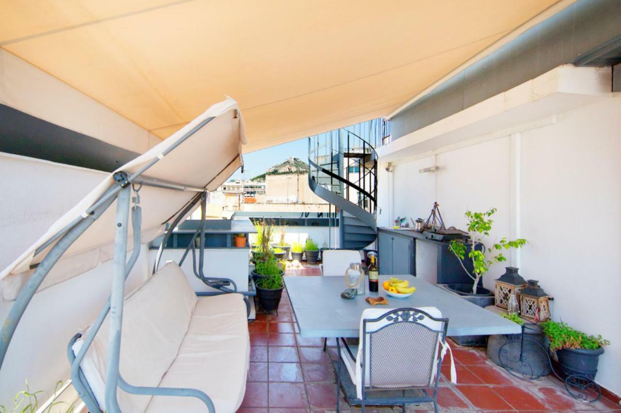 Topfloor Stylish Apartment With Acropolis View! Atena Exterior foto